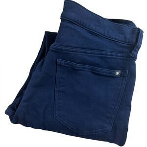 Banana Republic Mens 5 Pocket Pant navy 32x32 zipper fly business casual trouser